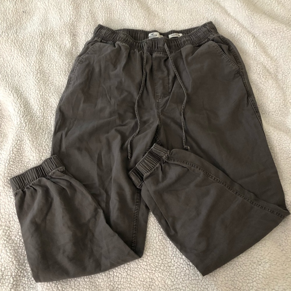 Hollister Gray Ultra High Rise Jogger